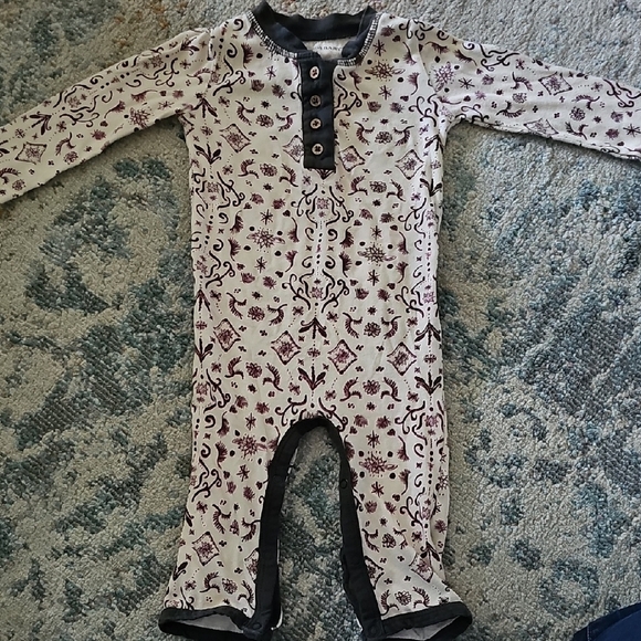 Burts Bees Baby Ruffled One Piece - Picture 1 of 2